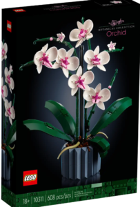 Lego Box with Orchid on package cover